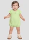 Kely Kety - Macaquinho em Malha Trabalhada Collor Rosa - variação: Verde