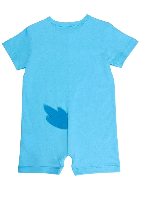 Galinha Pintadinha - Macaquinho em Meia Malha com Aplique Azul 2