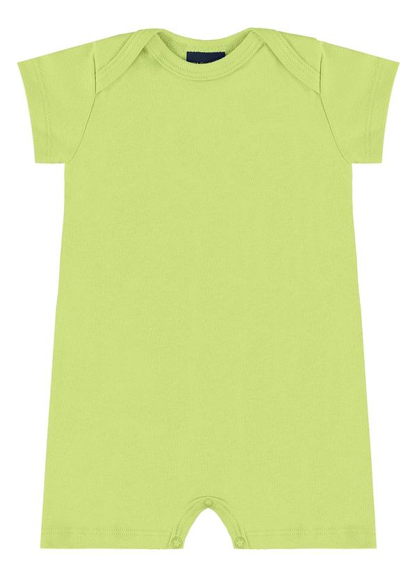 Guloseima - Macaquinho em Suedine Unissex Bebê Verde