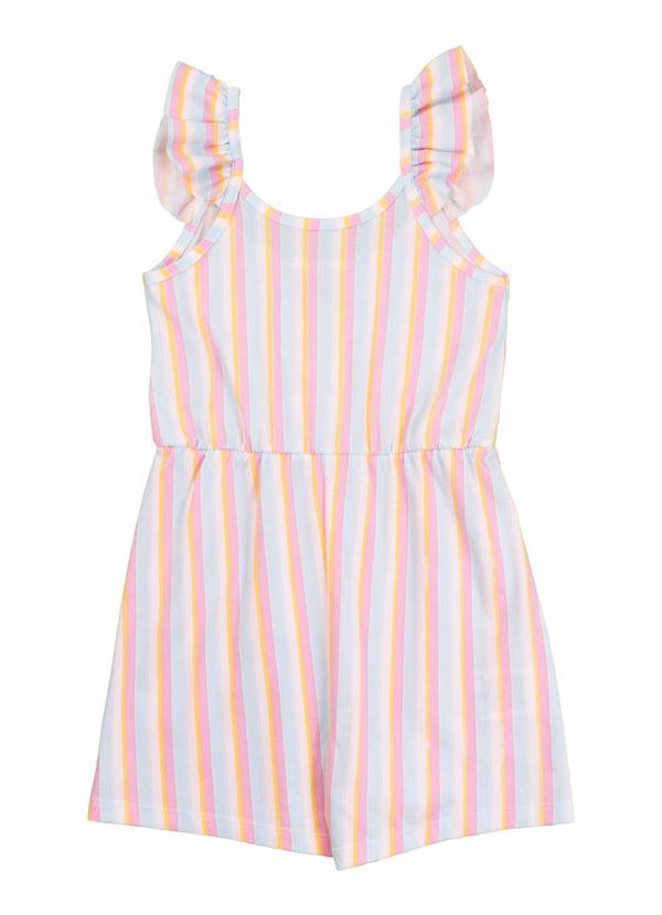 Tink Bink - Macaquinho Estampado Listrado