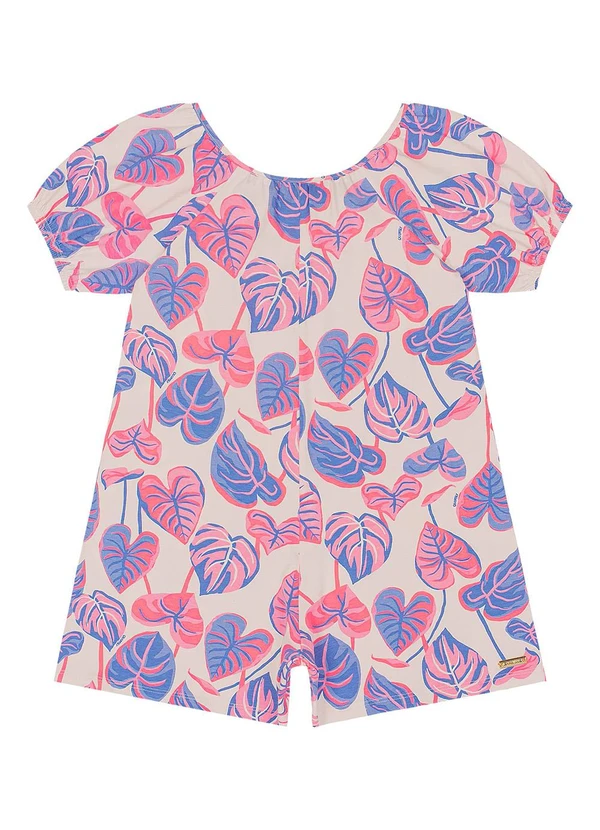 Quimby - Macaquinho Estampado Menina Roxo 4