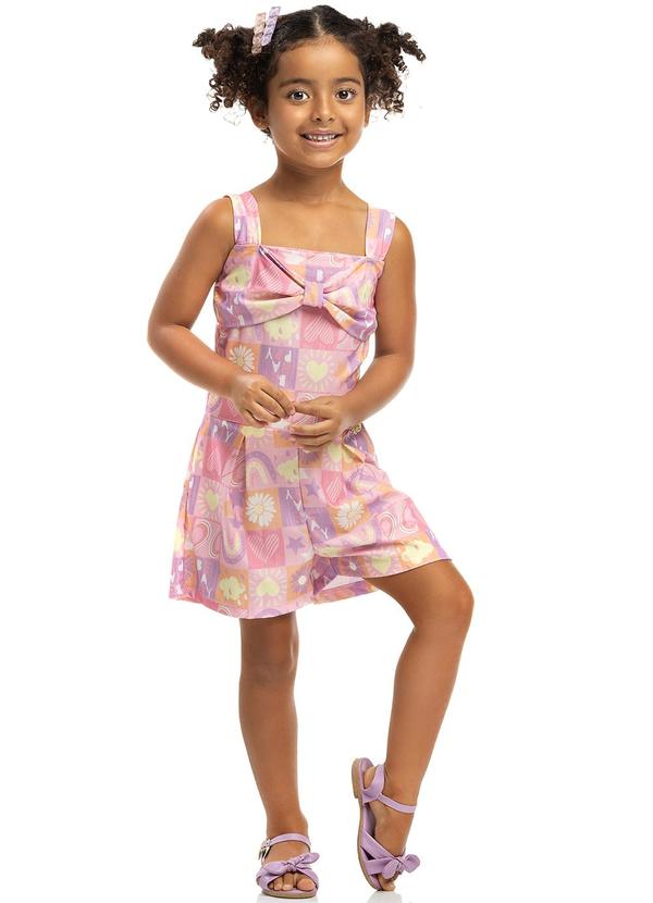 Alekids - Macaquinho Estampado Rosa