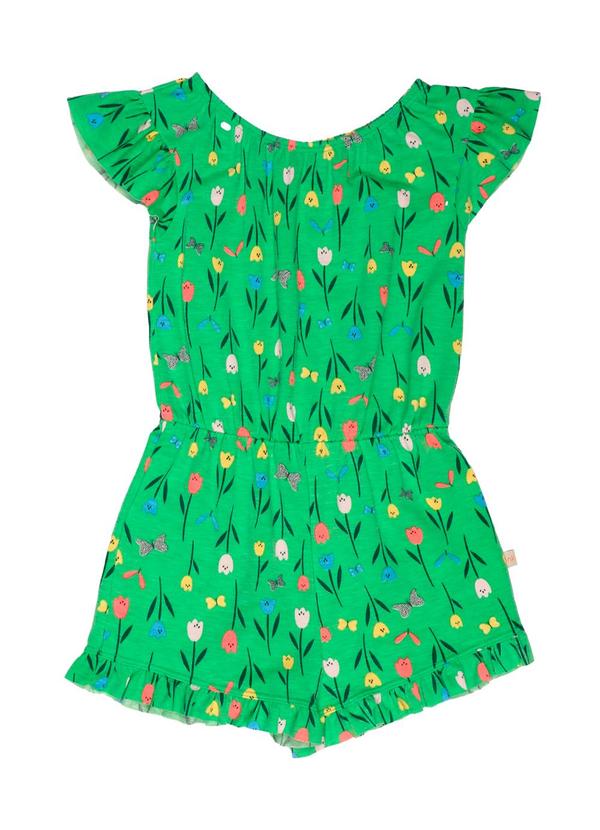 Tink Bink - Macaquinho Estampado Tulipa