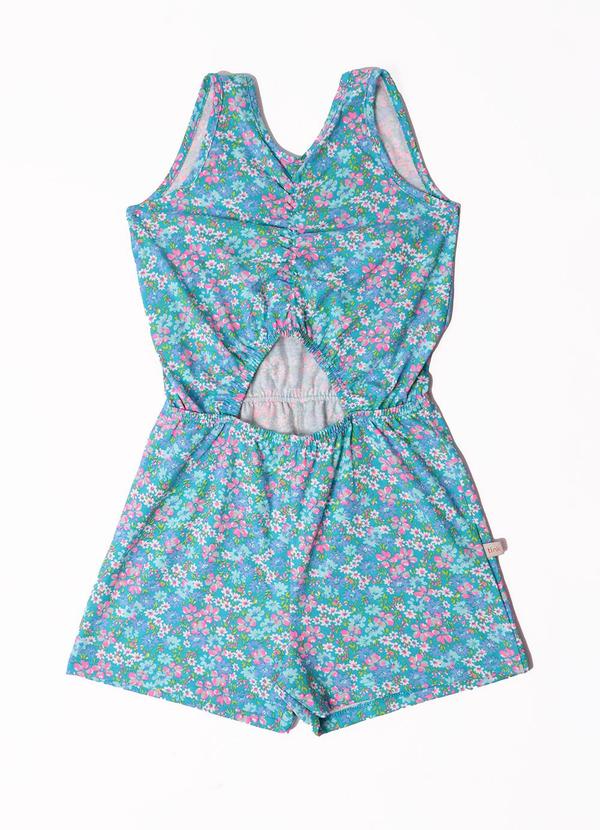 Tink Bink - Macaquinho Floral Bicolor