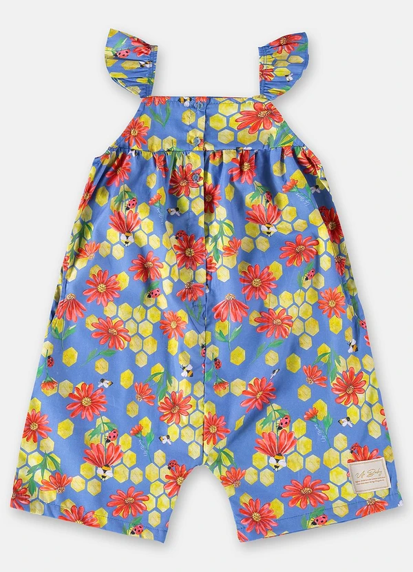 Up Baby - Macaquinho Honey Garden Infantil Azul 2