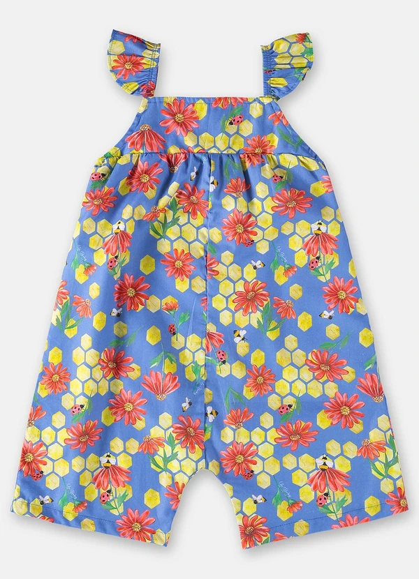 Up Baby - Macaquinho Honey Garden Infantil Azul 3