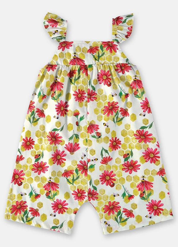 Up Baby - Macaquinho Honey Garden Infantil Bege 3