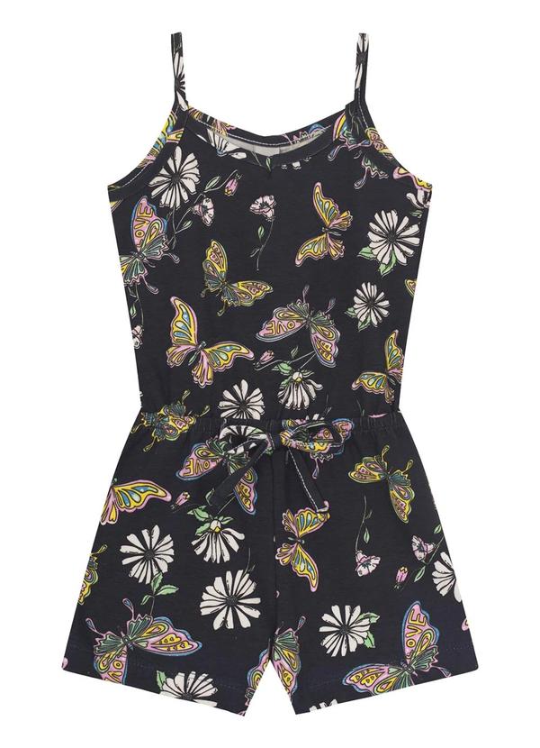 Infinita Cor - Macaquinho Infantil Estampado Azul