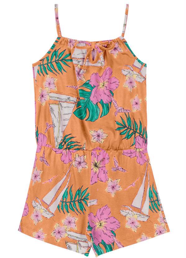 Rovi Kids - Macaquinho Infantil Laranja