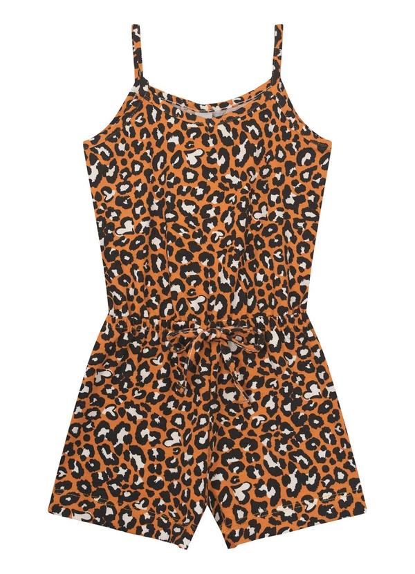 Infinita Cor - Macaquinho Infantil Laranja