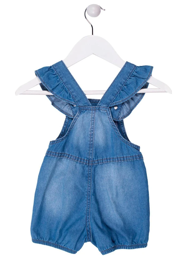 Milon - Macaquinho Infantil Menina Jeans 2