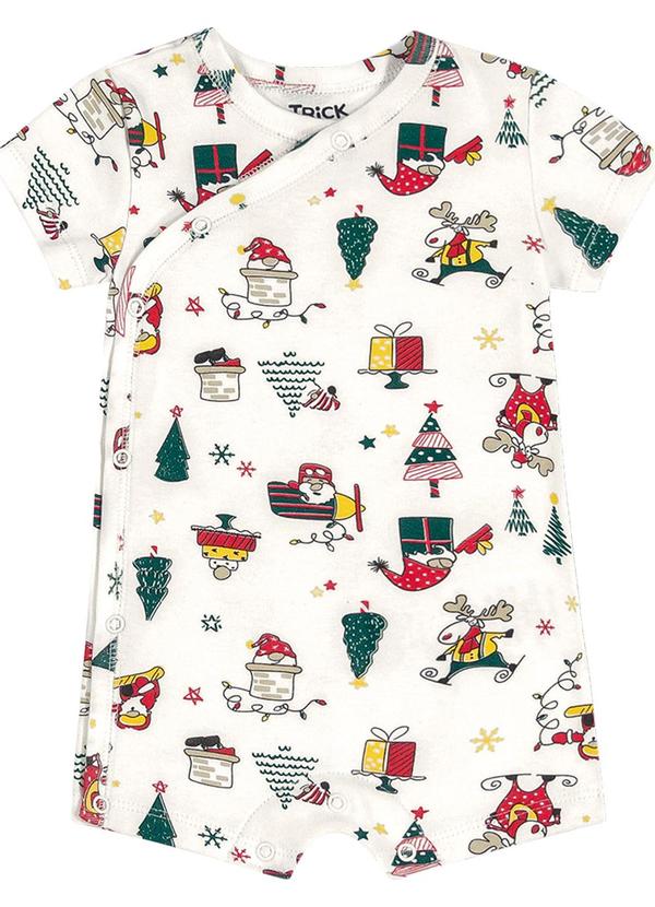 Trick Nick - Macaquinho Infantil Natal Bege