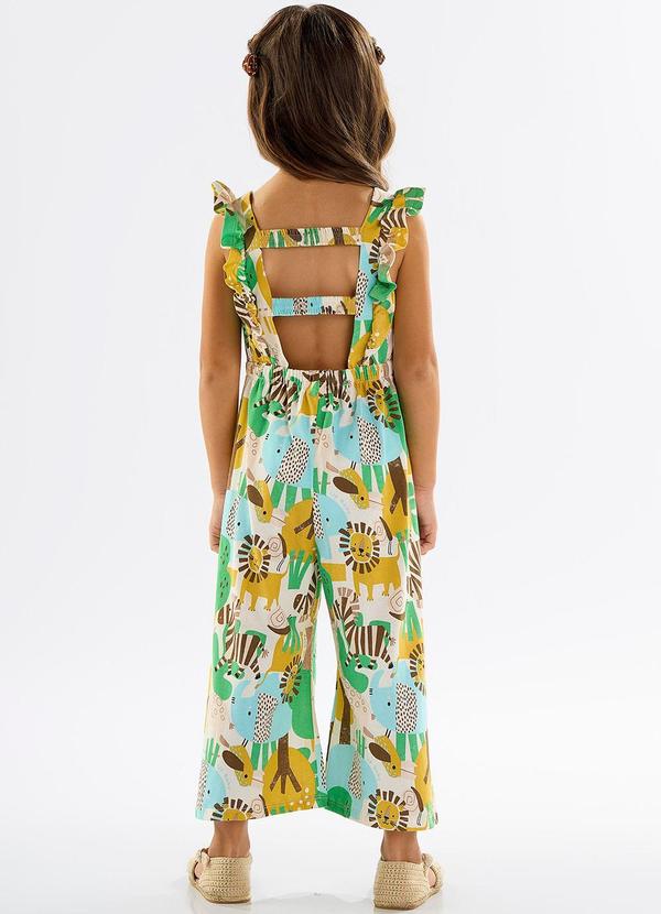 Up Baby - Macaquinho Infantil para Menina Verde 2