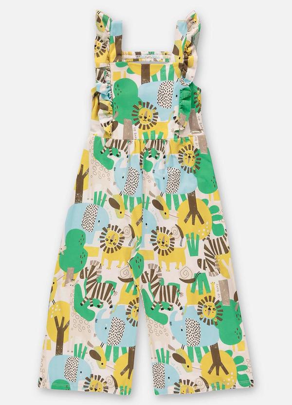 Up Baby - Macaquinho Infantil para Menina Verde 3