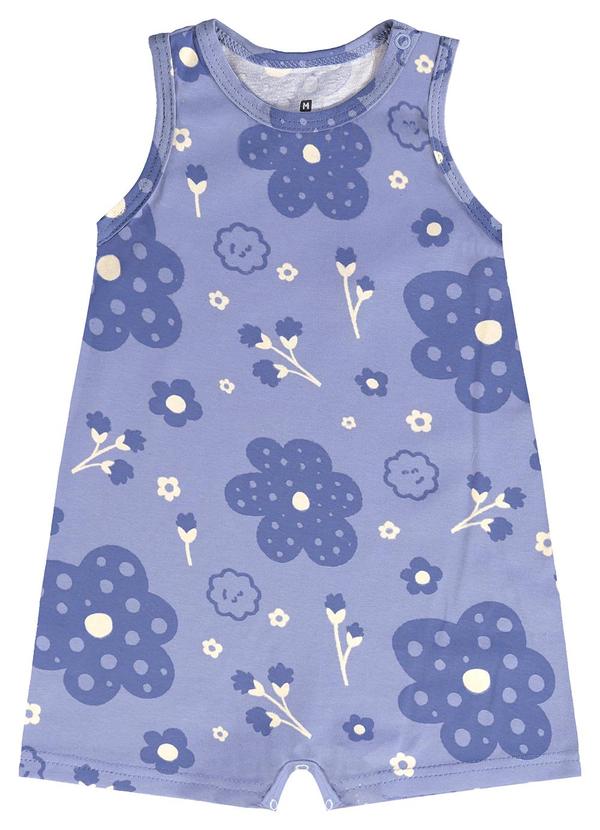 Malwee Kids - Macaquinho Lavanda Floral em Malha Menina 2