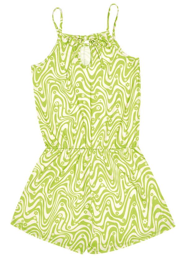 Pulla Bulla - Macaquinho Malha Canelada Menina Verde 2