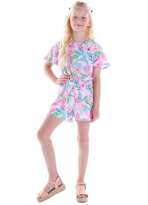 Pulla Bulla - Macaquinho Malha Rosa - PULLA BULLA