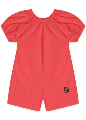 Marisol - Macaquinho Manga Curta com Aroma Vermelho - MARISOL