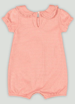 Up Baby - Macaquinho para Bebê MeninaRosa - UP BABY