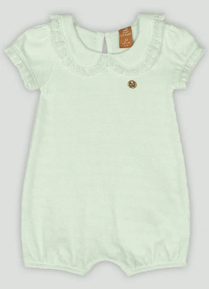 Macaquinho para Bebê Menina Up Baby Verde - UP BABY