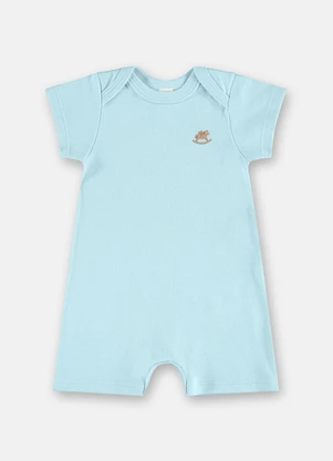 Up Baby - Macaquinho para Bebê Unissex Azul - UP BABY