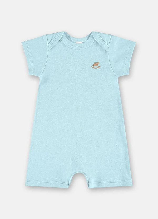 Up Baby - Macaquinho para Bebê Unissex Azul 2