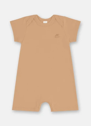 Up Baby - Macaquinho para Bebê Unissex Bege - UP BABY