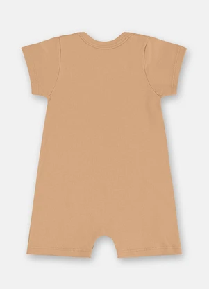 Up Baby - Macaquinho para Bebê Unissex Bege - UP BABY