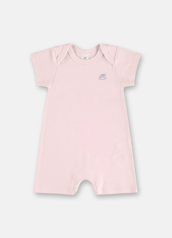Up Baby - Macaquinho para Bebê Unissex Rosa