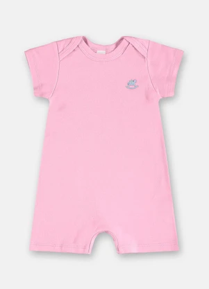 Up Baby - Macaquinho para Bebê Unissex Rosa - UP BABY