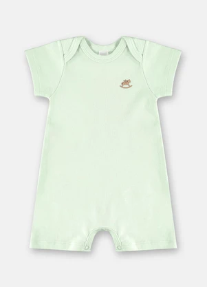 Up Baby - Macaquinho para Bebê Unissex Verde - UP BABY