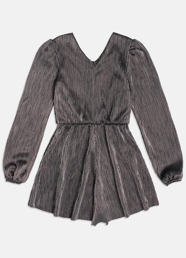 I Am - Macaquinho Prata com Brilho Prata 4