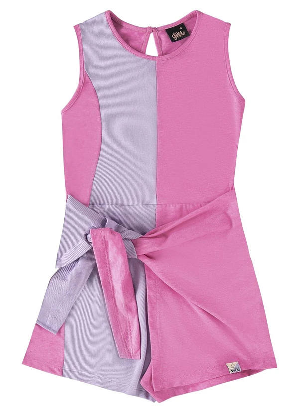 Gloss - Macaquinho Regata Infantil Rosa 3