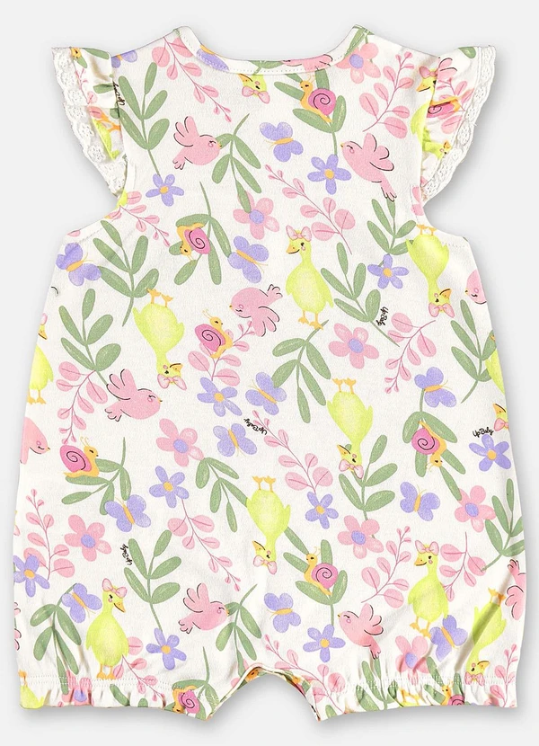 Up Baby - Macaquinho Suedine Bebê Bege 3