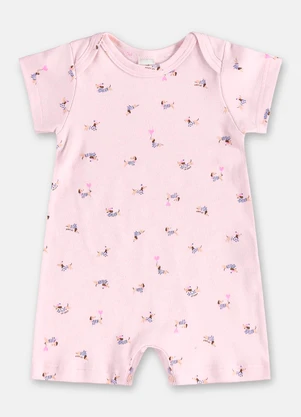 Up Baby - Macaquinho Suedine Essentials Rosa - UP BABY