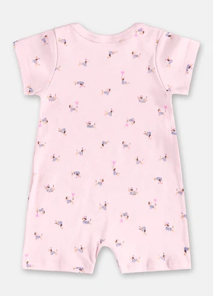 Up Baby - Macaquinho Suedine Essentials Rosa - UP BABY