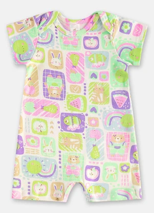 Up Baby - Macaquinho Suedine Essentials Verde - UP BABY