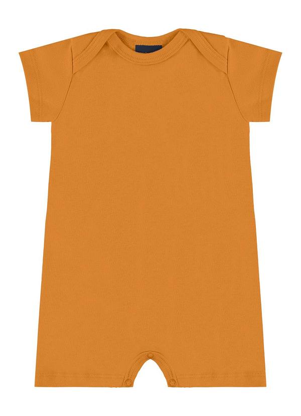 Guloseima - Macaquinho Suedine Unissex Bebê Laranja