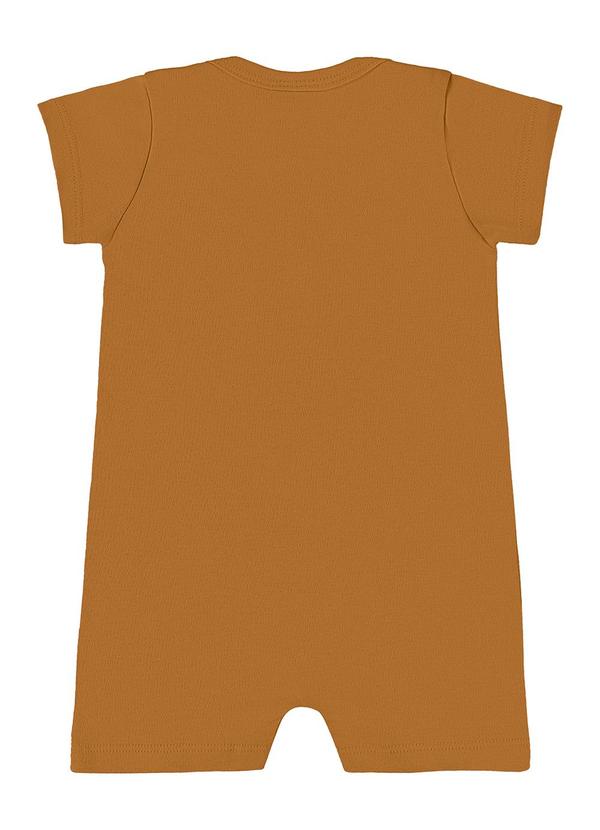 Guloseima - Macaquinho Suedine Unissex Bebê Marrom 2