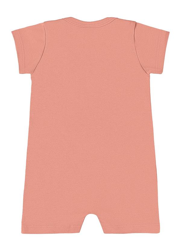 Guloseima - Macaquinho Suedine Unissex Bebê Rosa 2