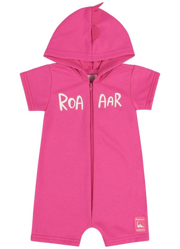 Quimby - Macaquinho Unissex Básico para Bebê Rosa