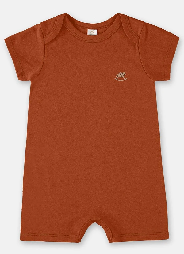 Up Baby - Macaquinho Unissex Essentials Marrom