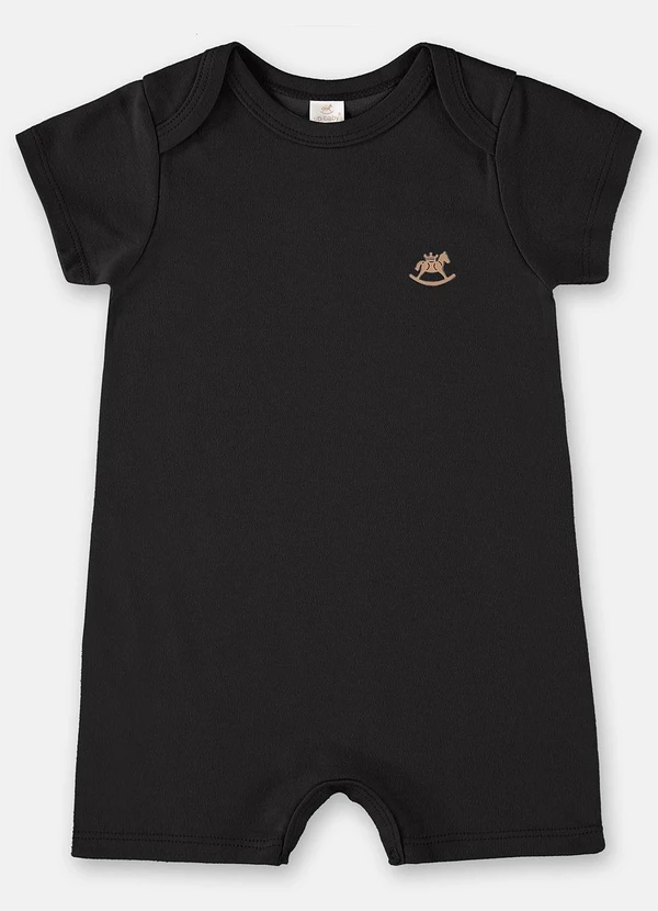 Up Baby - Macaquinho Unissex Essentials Preto