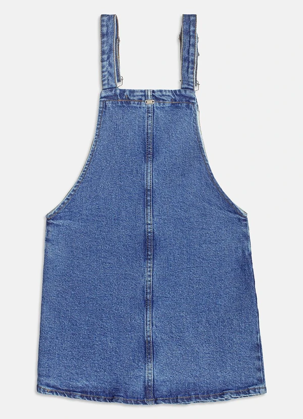 I Am - Salopete Jeans do Mickey com Strass Azul 4