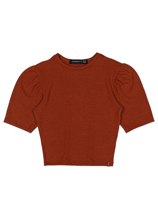 Authoria - Blusa Feminia Fluffly Laranja 