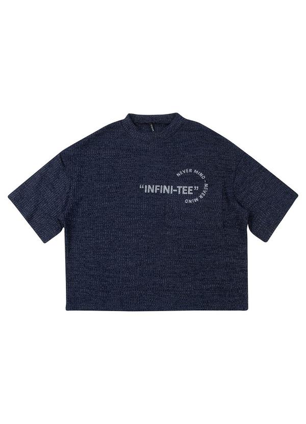 Authoria - Blusa Feminino Canelada de Tricot Azul
