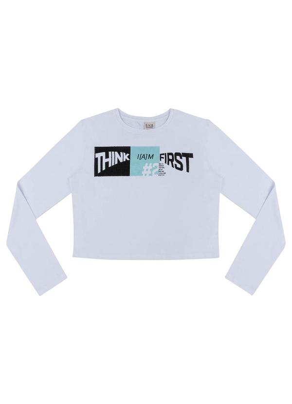 I Am - Blusa Feminino com Estampa Branco