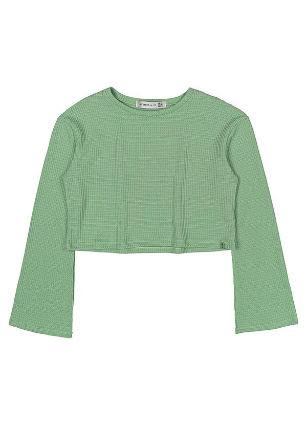 Authoria - Blusa Feminino de Manga Longa Verde 3
