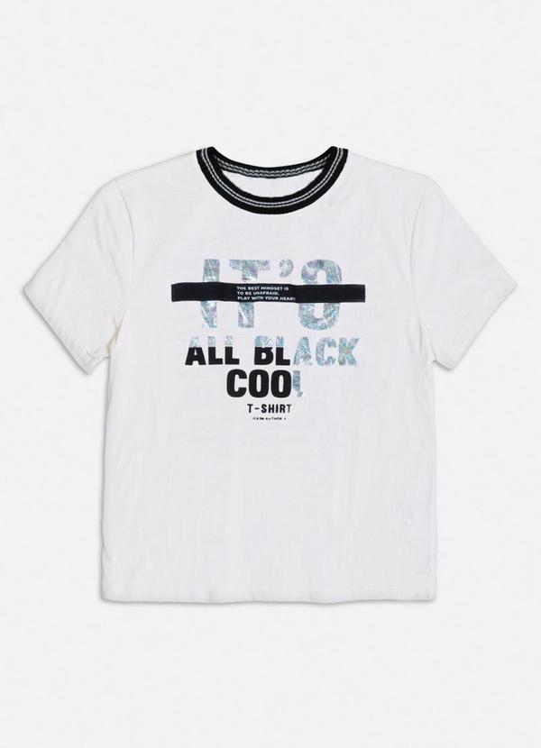 I Am - Blusa Feminino Estampada Branco