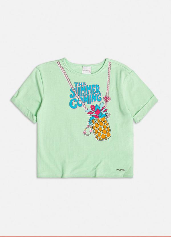 Momi - Blusa Infantil Estampada Verde